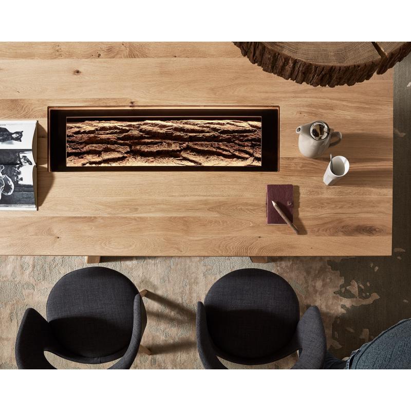 Runa Dining Table With Bark Insert